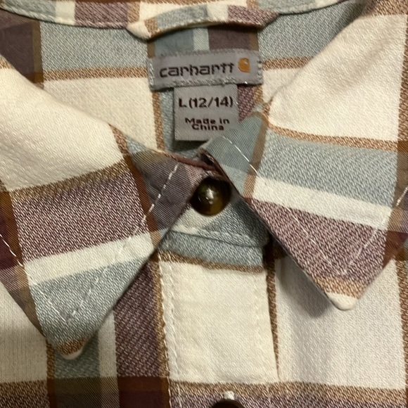 Carhartt Ladies Button-Down Shirt - Picture 2 of 8